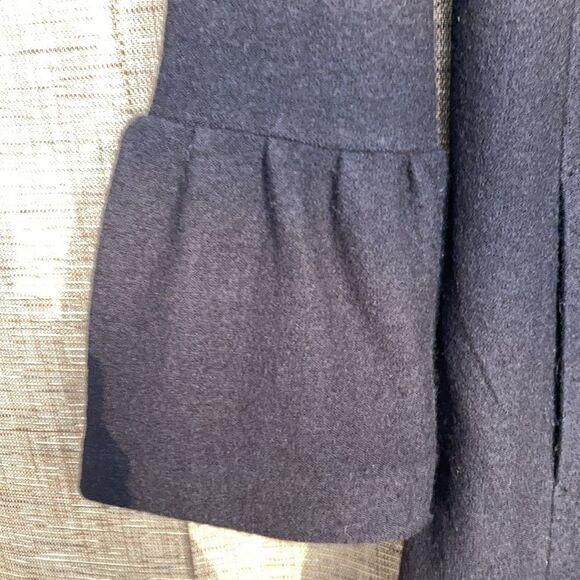 Vintage Nanette Lepore boiled wool black cardigan - Picture 2 of 8